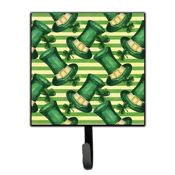 Carolines Treasures Watercolor St Patricks Day Leprechan Hat Leash or Key Holder, 4.25 x 1 x 7 in. BB7558SH4 - main